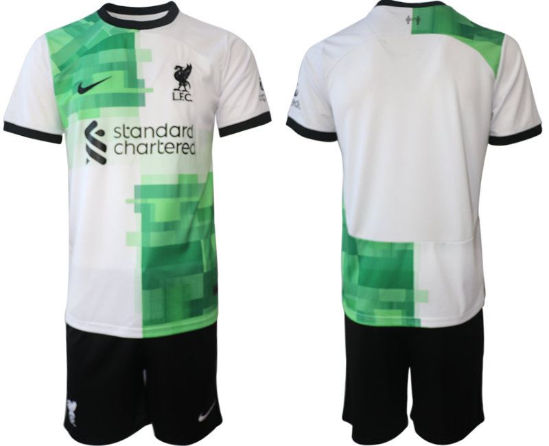 Men 2023-2024 Club Liverpool away blank white Soccer Jersey